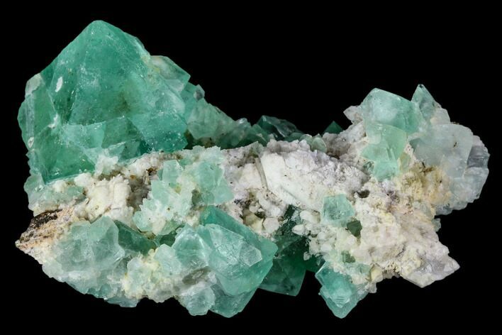 Green Fluorite Crystal Cluster - South Africa #111570